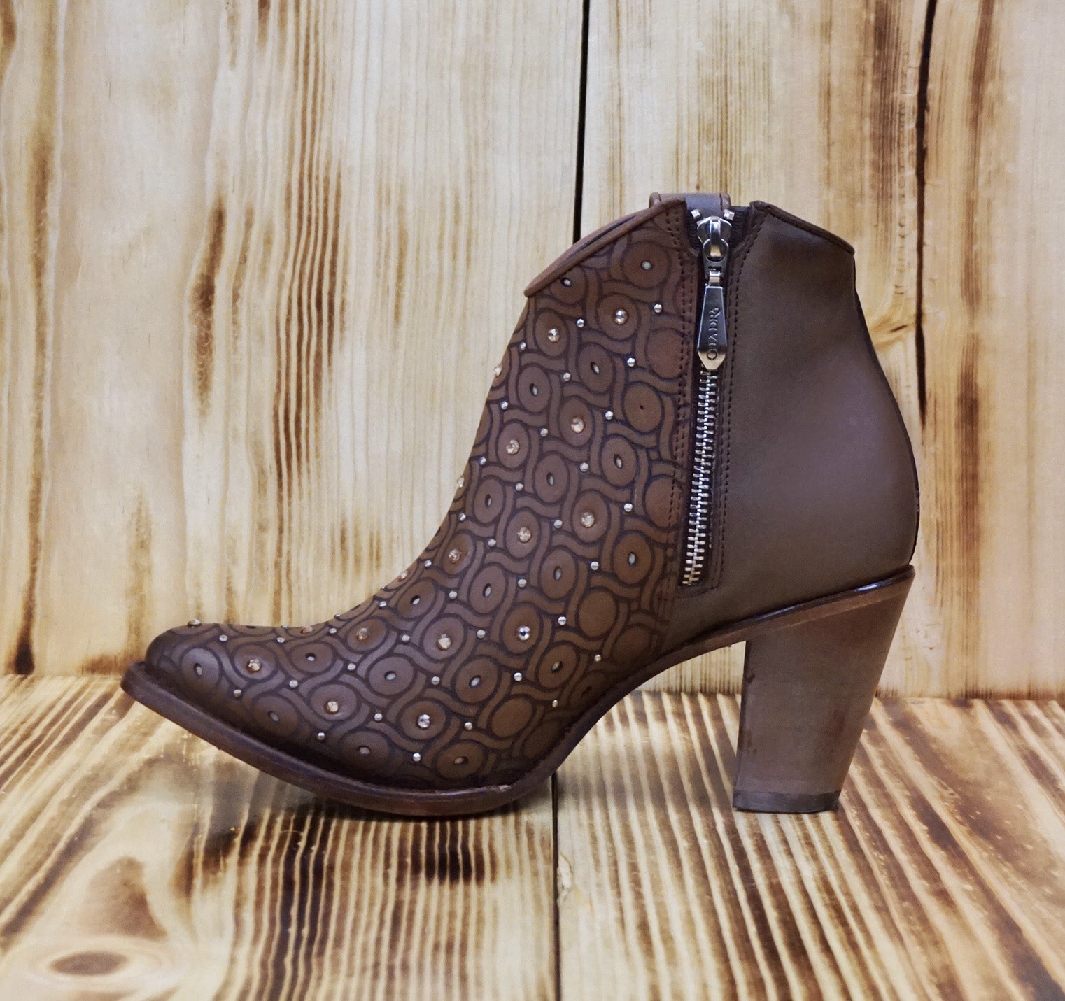 Cuadra Women's Round Toe Ankle Boot 3F65RS - Crust Maple