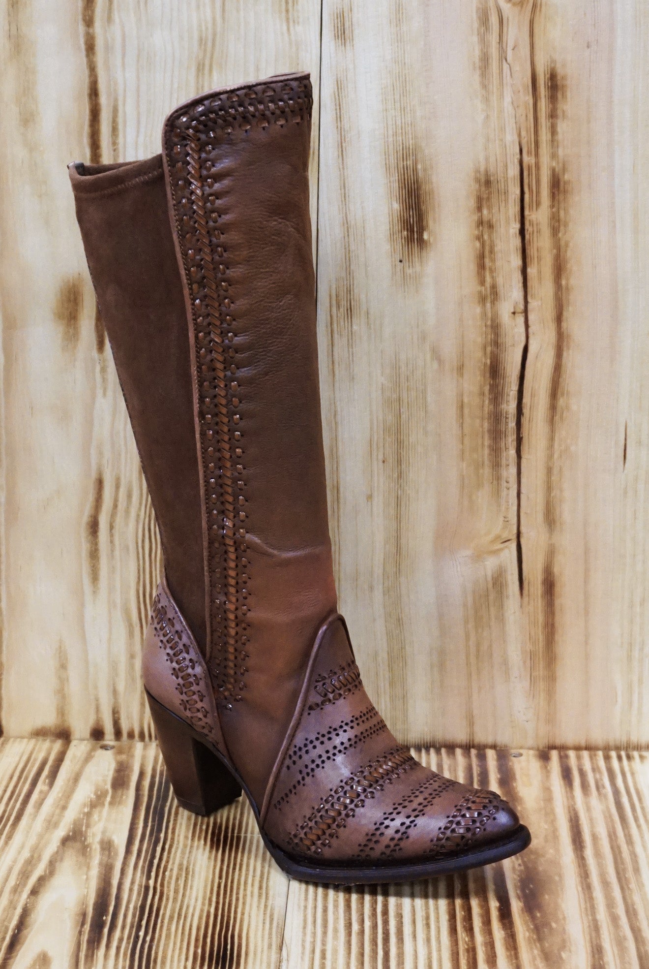 Cuadra Women's Zipper & Woven Round Toe Boot 3F69RS - Satro Arena