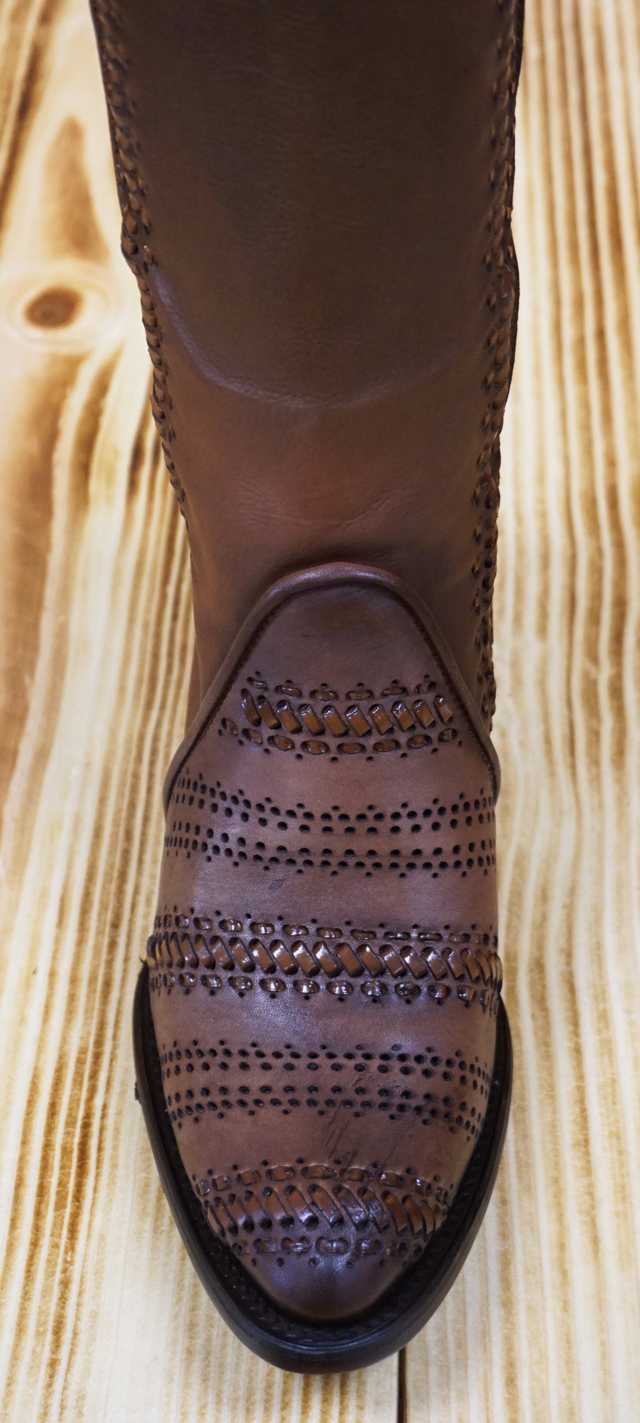 Cuadra Women's Zipper & Woven Round Toe Boot 3F69RS - Satro Arena