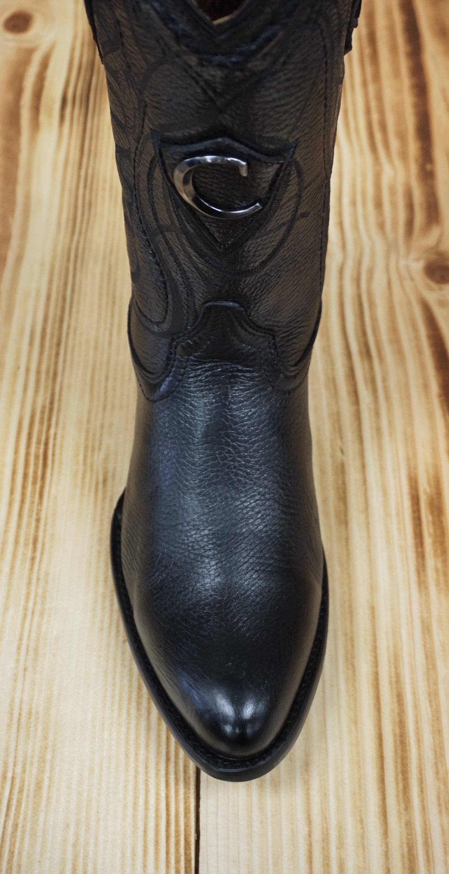 Cuadra Men's Round Toe Deer CU682 - Black