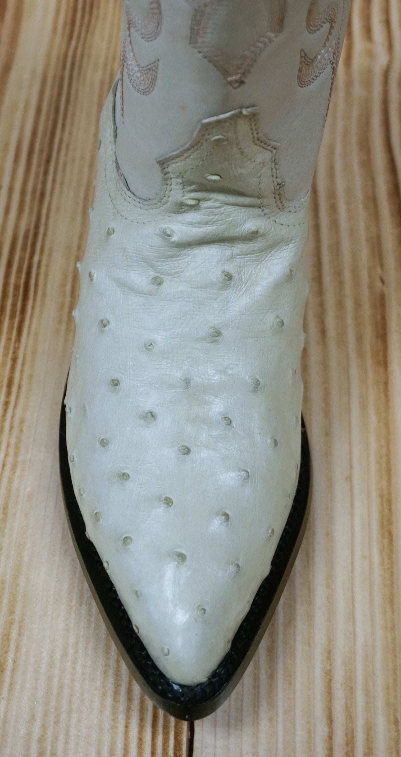 Los Altos Boots J-Toe Ostrich 990304 - Winterwhite