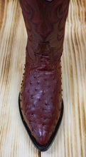 Cargar imagen en el visor de la galería, Los Altos Boots 990306 J-Toe Ostrich - Burgundy
