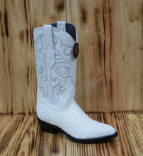 Load image into Gallery viewer, Los Altos Boots 990328 J-Toe Ostrich - White
