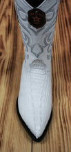 Load image into Gallery viewer, Los Altos Boots 990128 J-Toe Caiman Tail - White
