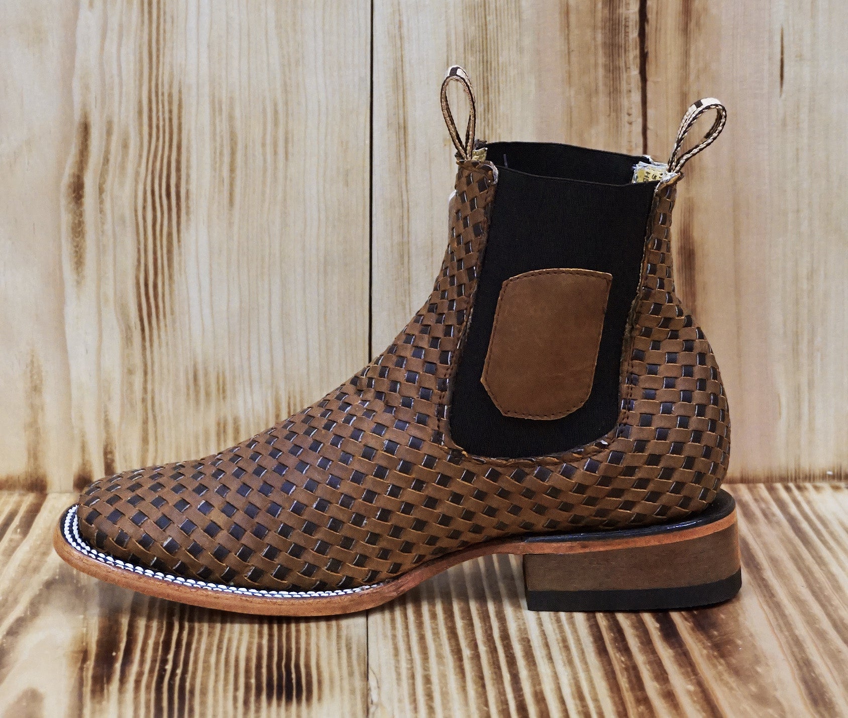 Hooch Men's Short Boot 3133 - Tang/Choco