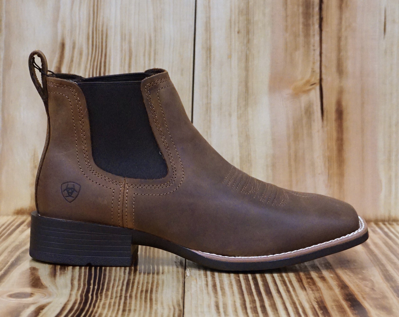 Ariat Men's Sport Booker Ultra Wide Square Toe 10031452 - Distressed Tan