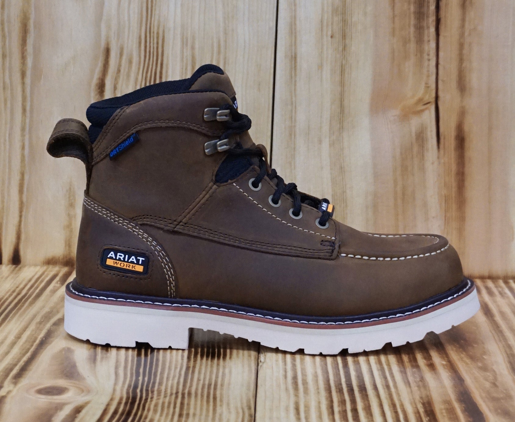 Ariat Men's Rebar Lift 6" H20 Round Toe 10046877 - Distressed Brown