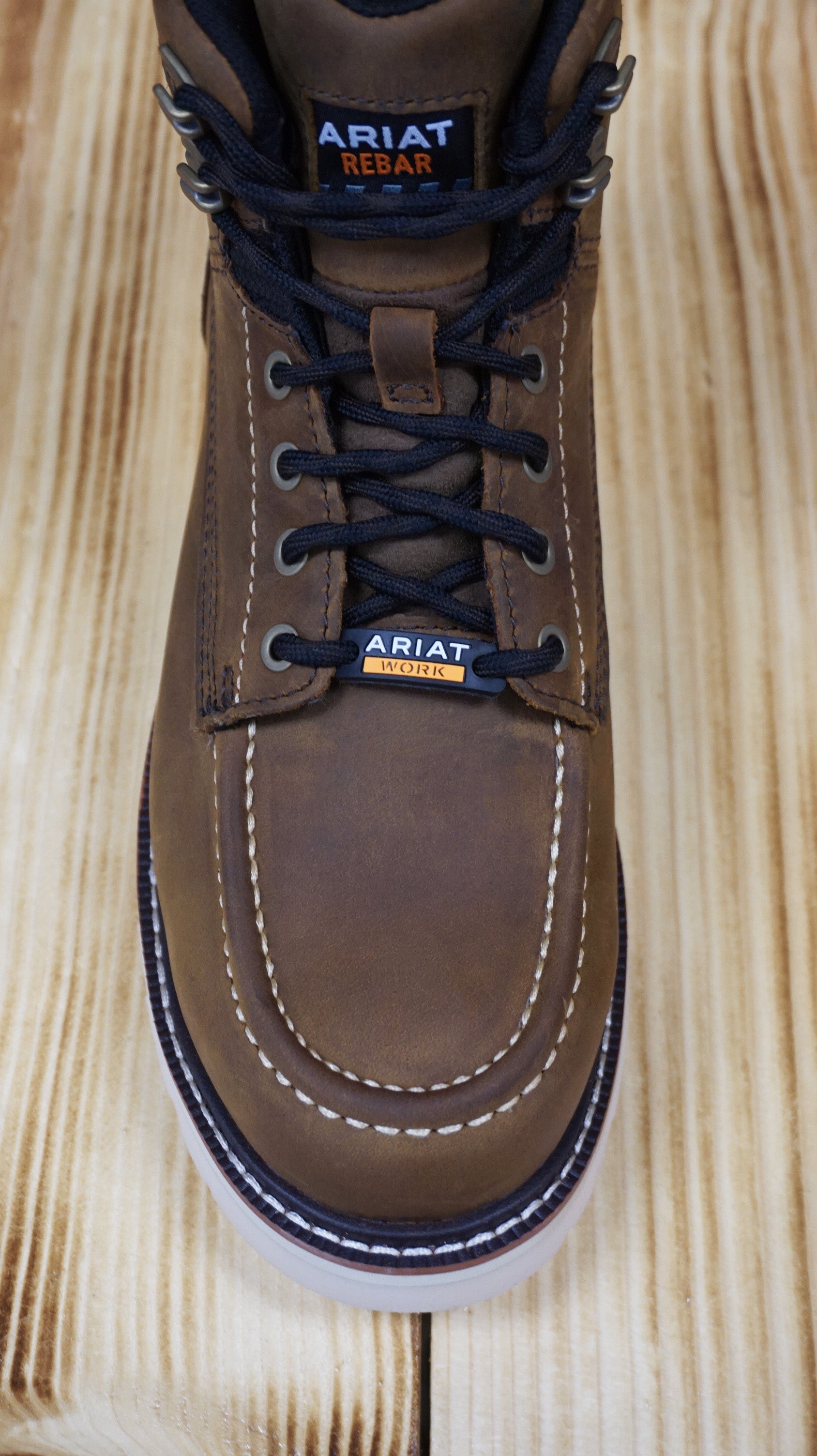 Ariat Men's Rebar Lift 6" H20 Round Toe 10046877 - Distressed Brown