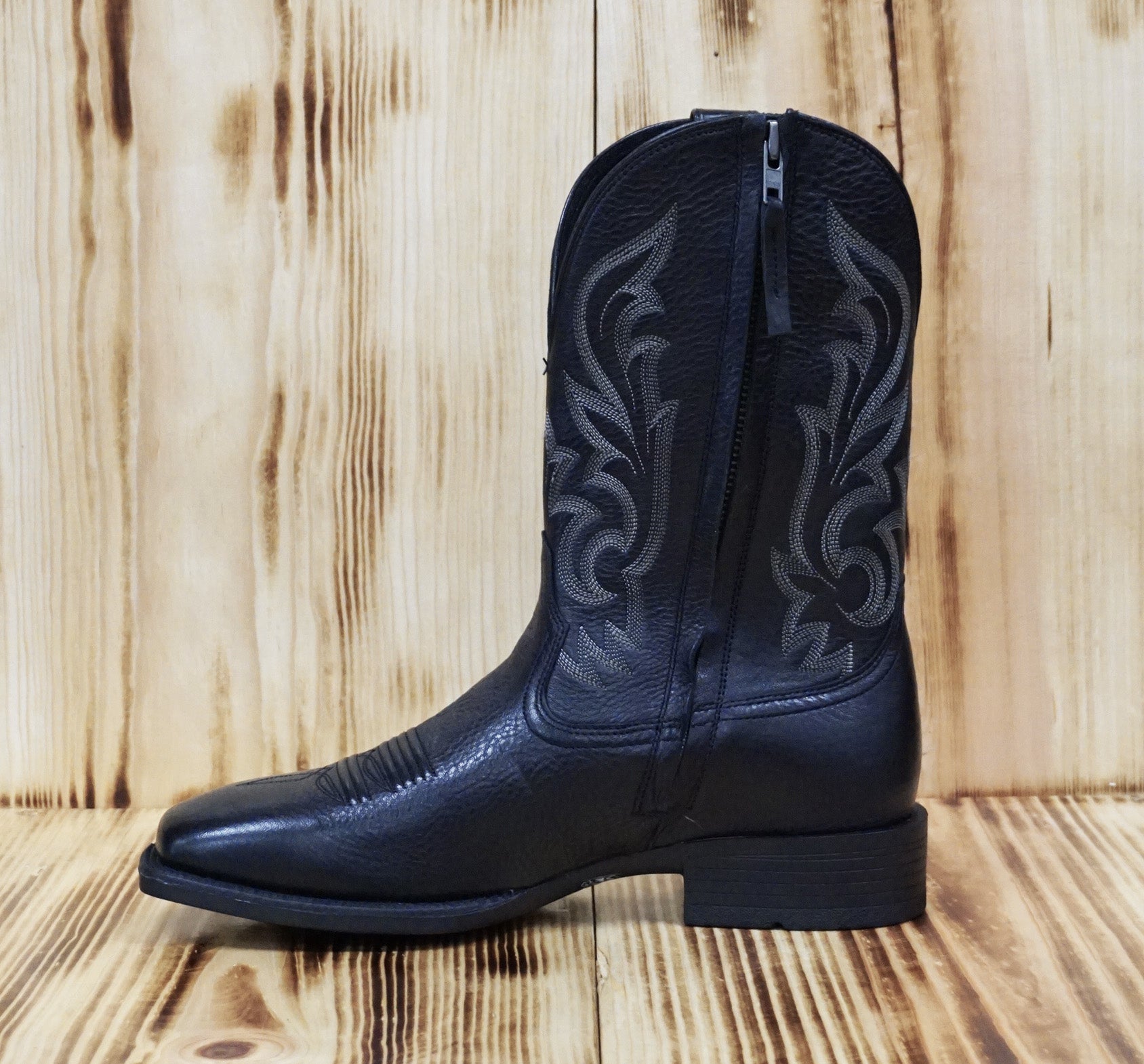 Ariat Men's Slim Zip Ultra Wide Square Toe 10046852 - Black Desertanc