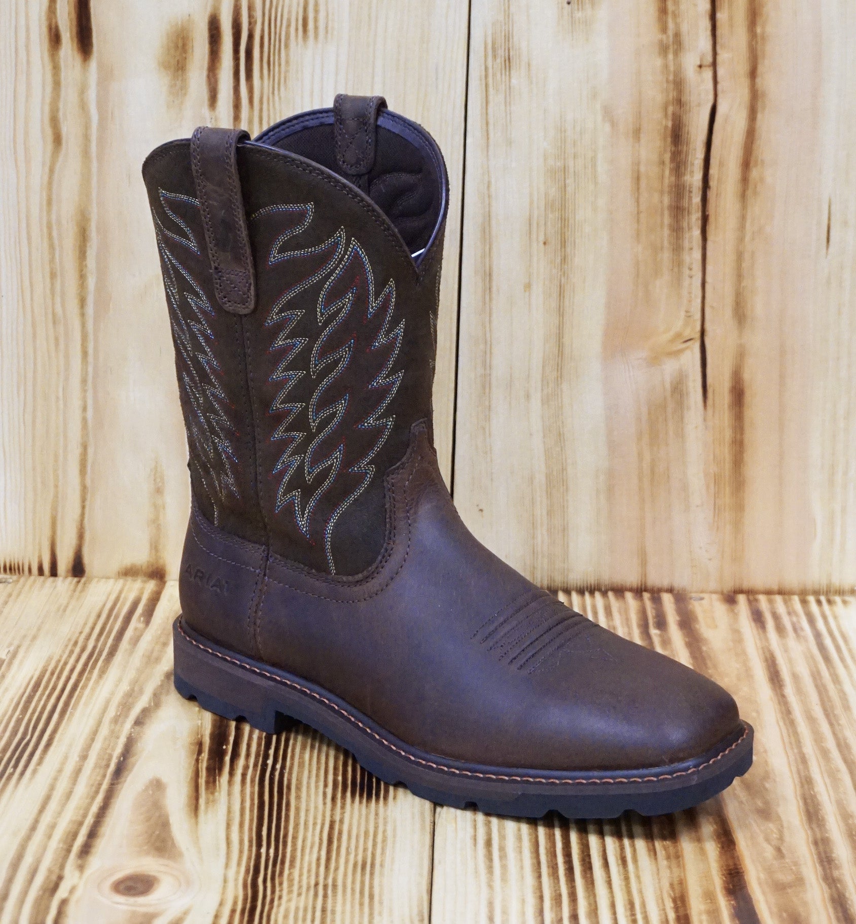 Ariat Men's Groundbreaker Wide Square Toe 10020059 - Brown