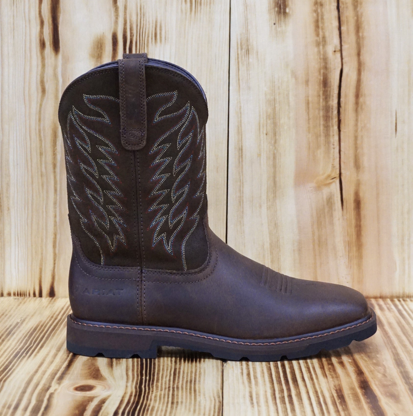 Ariat Men's Groundbreaker Wide Square Toe 10020059 - Brown