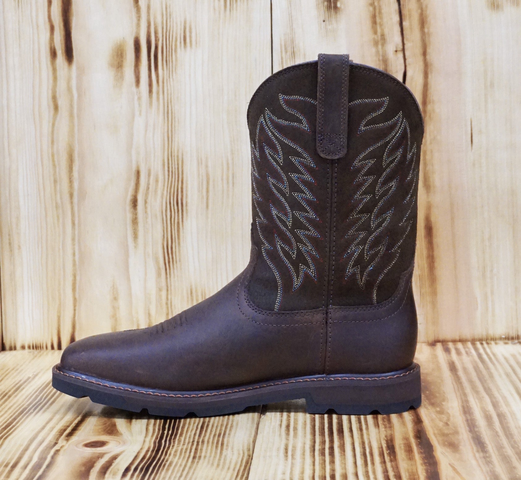 Ariat Men's Groundbreaker Wide Square Toe 10020059 - Brown