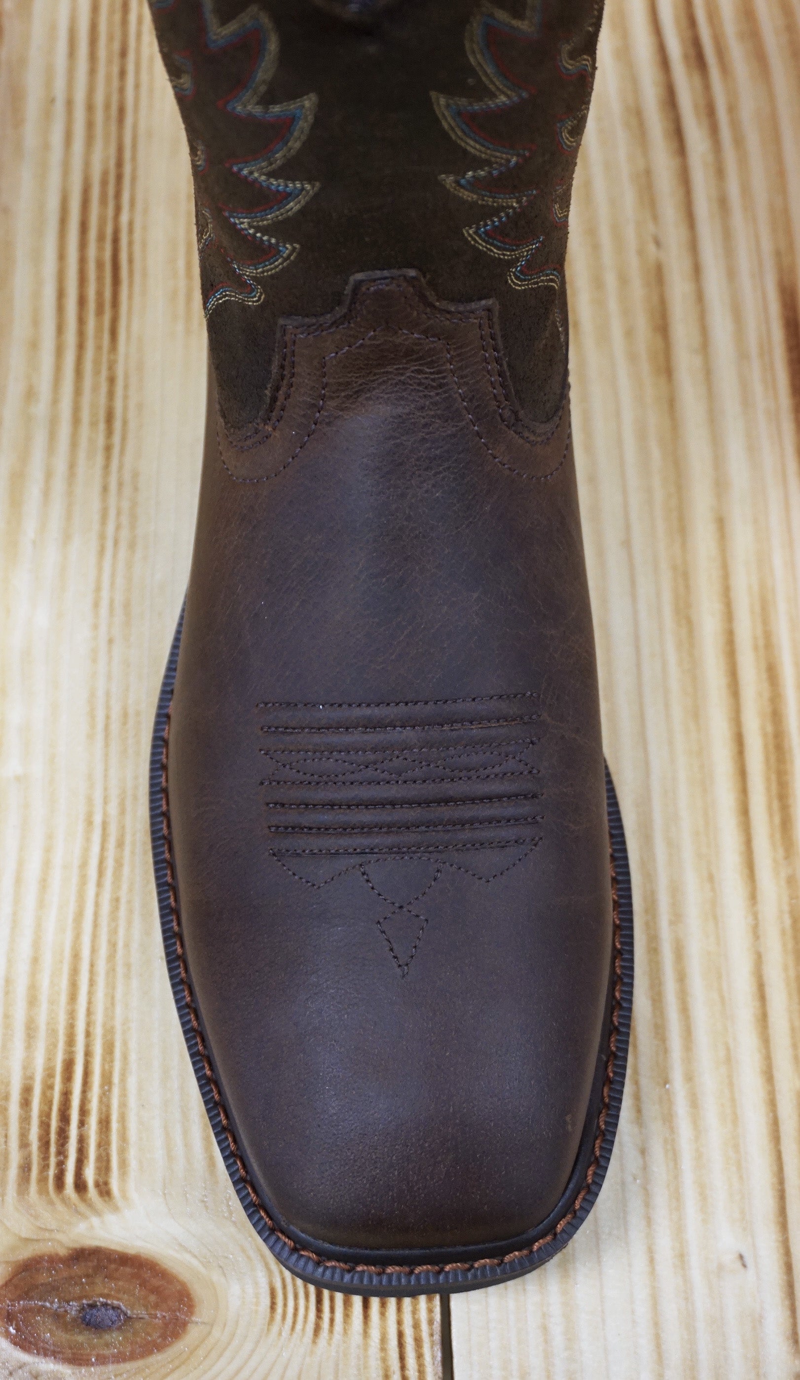 Ariat Men's Groundbreaker Wide Square Toe 10020059 - Brown