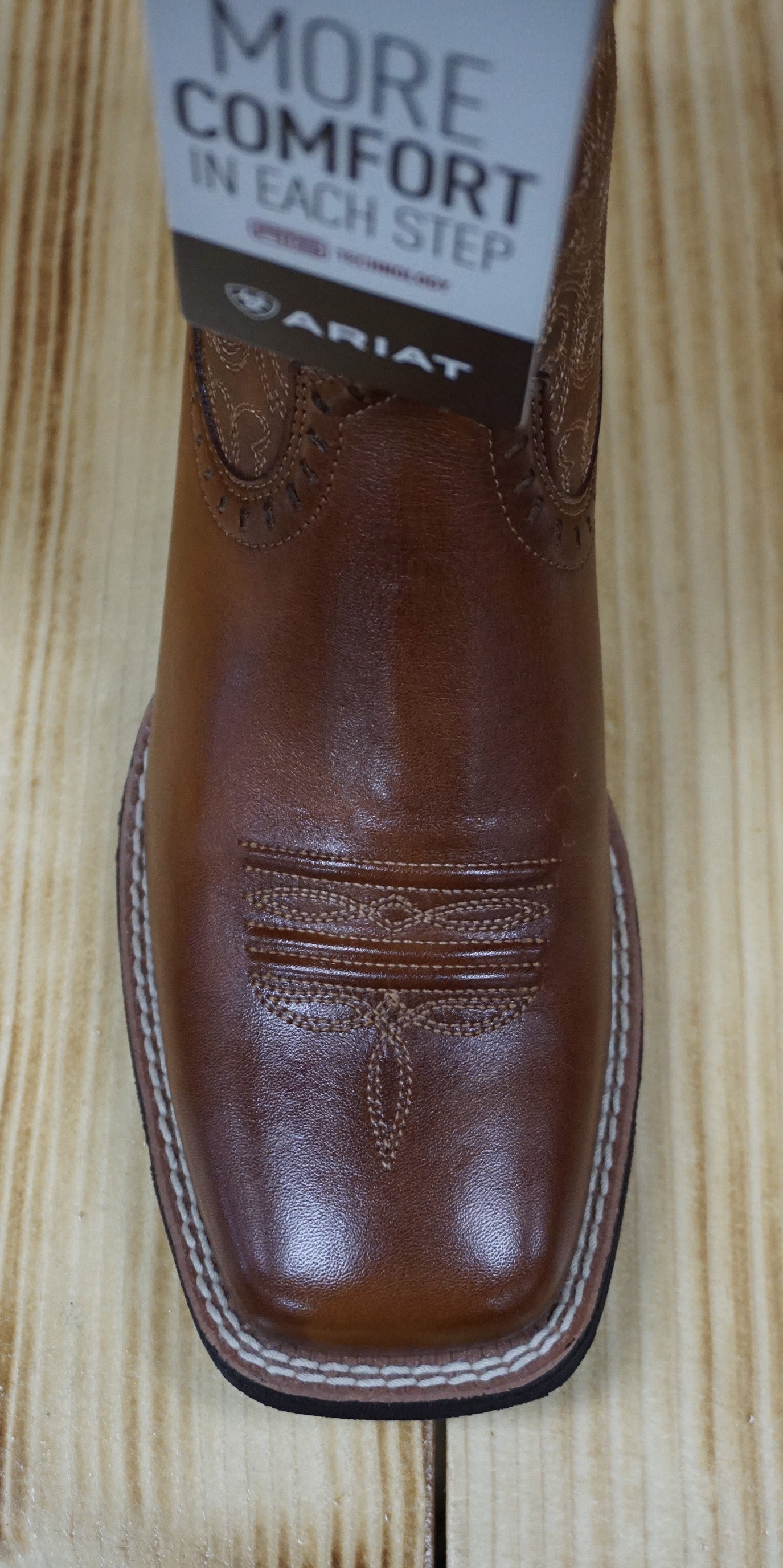 Ariat Women's Round Up Remuda Wide Square Toe 10019905 - Naturally Rich