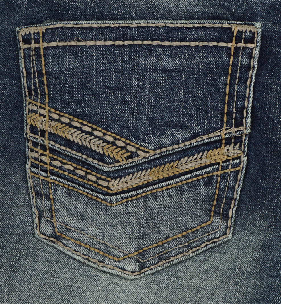 Western Blue Men's Classic Modern Boot Jeans 424