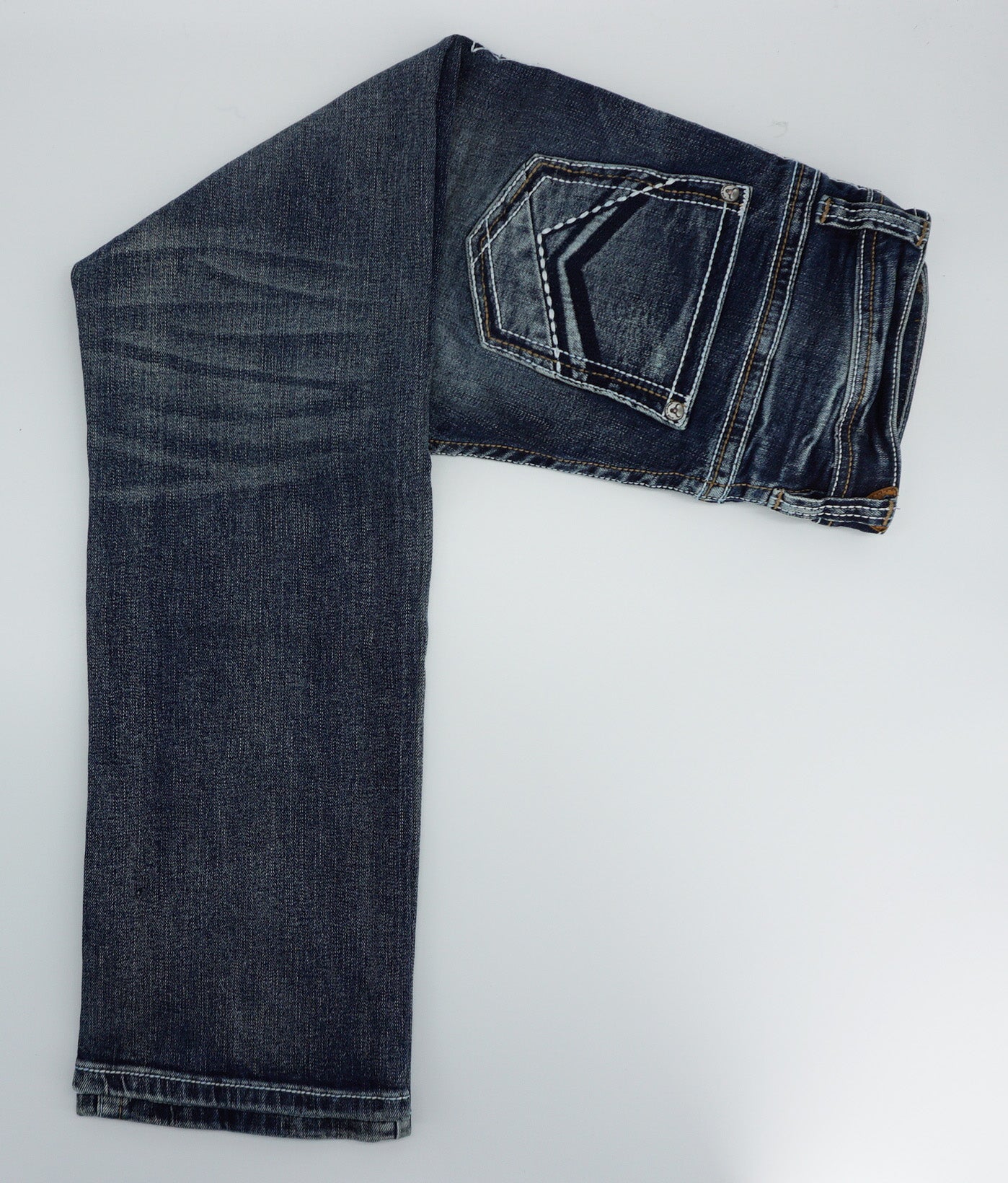 Western Blue Men's Classic Modern Boot Jeans 428h