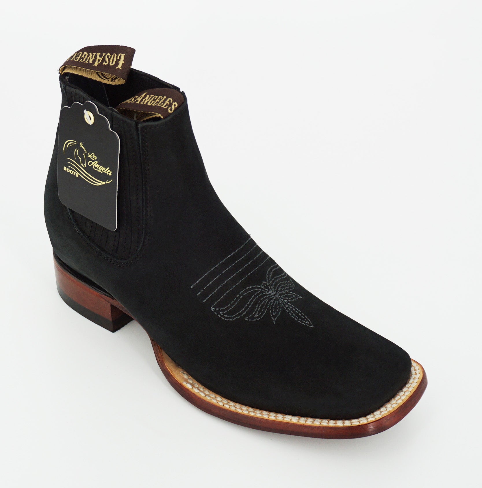 Los Angeles Women's Short Boot 20BM6305 - Nobuck Black