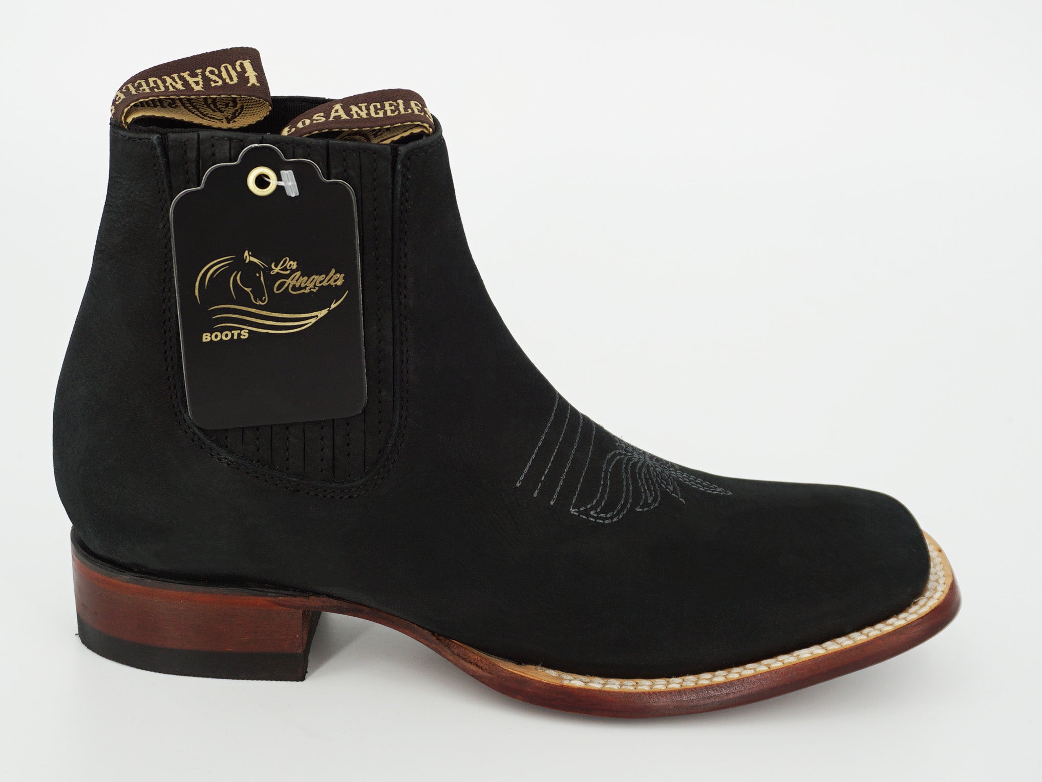 Los Angeles Women's Short Boot 20BM6305 - Nobuck Black