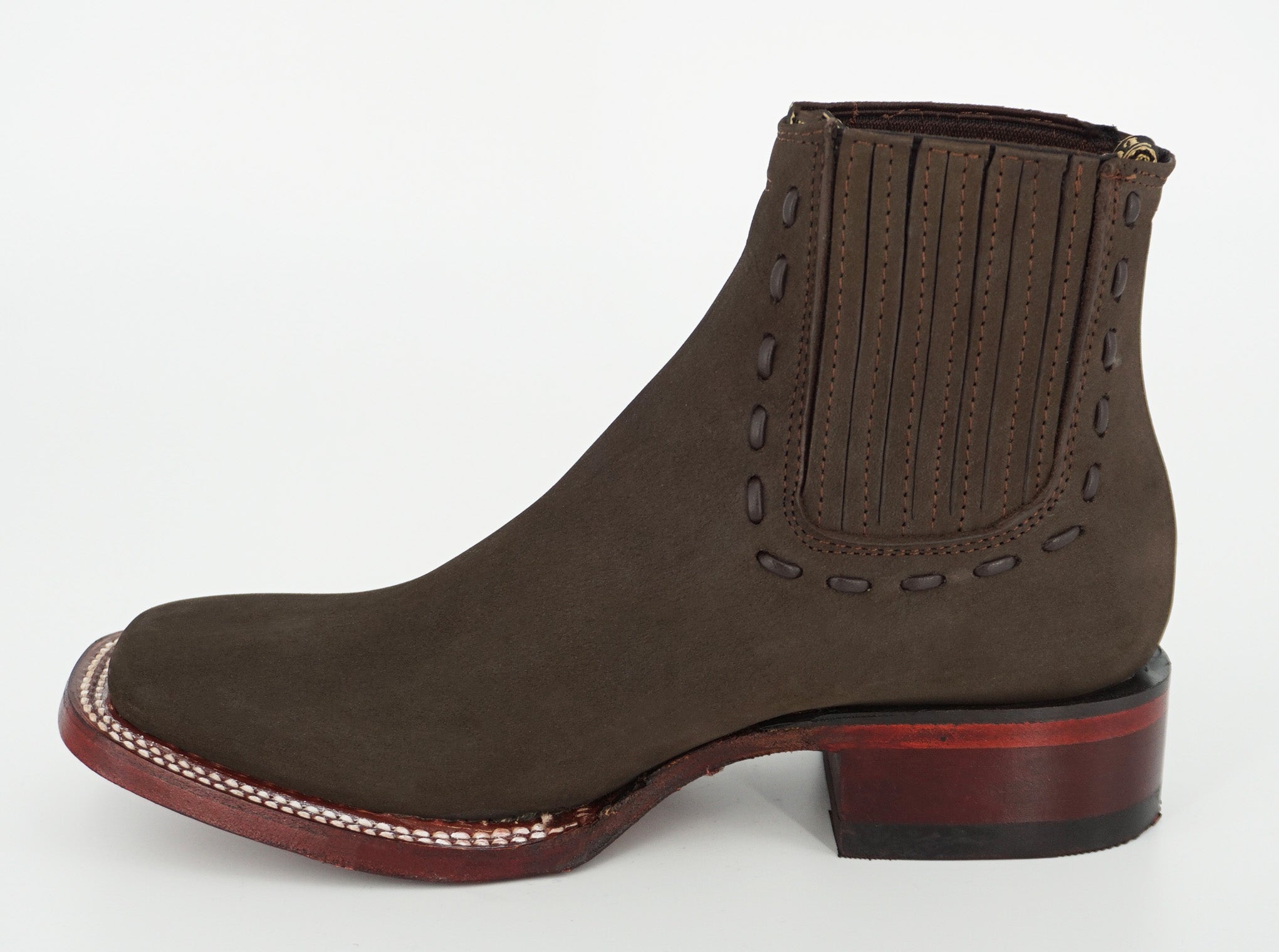 Los Altos Women's Short Boot 32B6359 - Nobuck Dark Tabacco