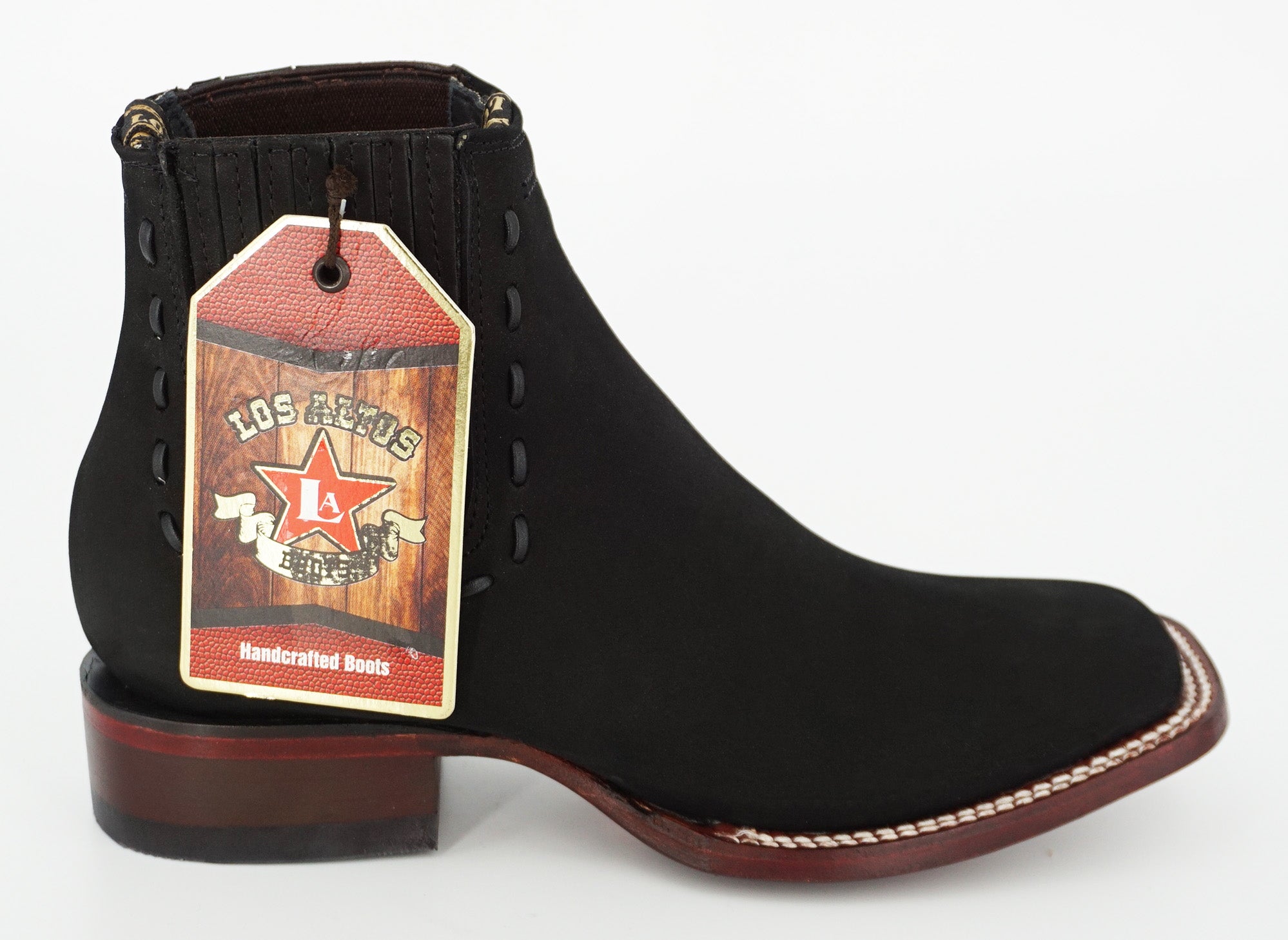 Los Altos Women's Short Boot 32B6305 - Nobuck Black