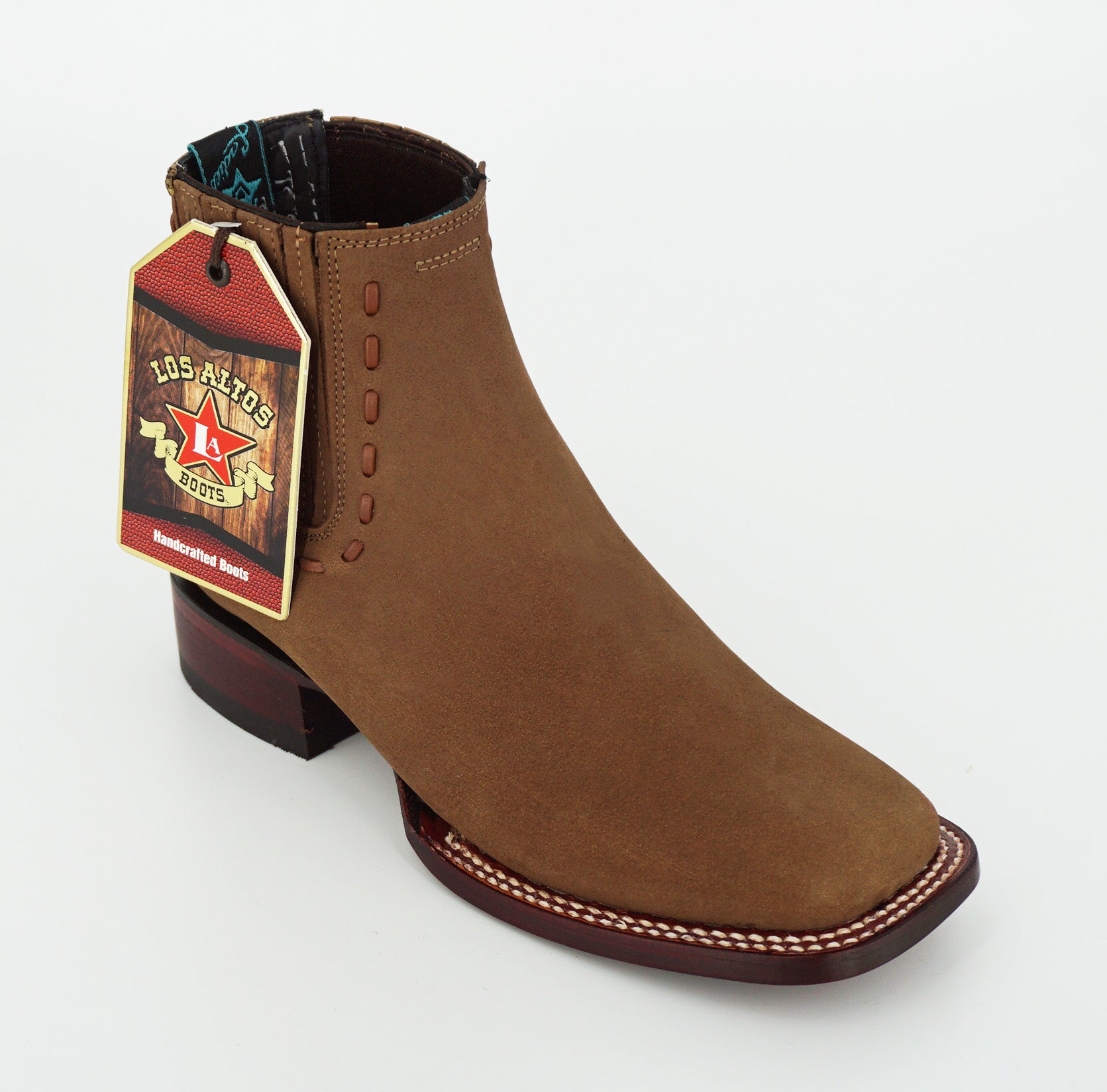 Los Altos Women's Short Boot 32B6361 - Nobuck Taupe