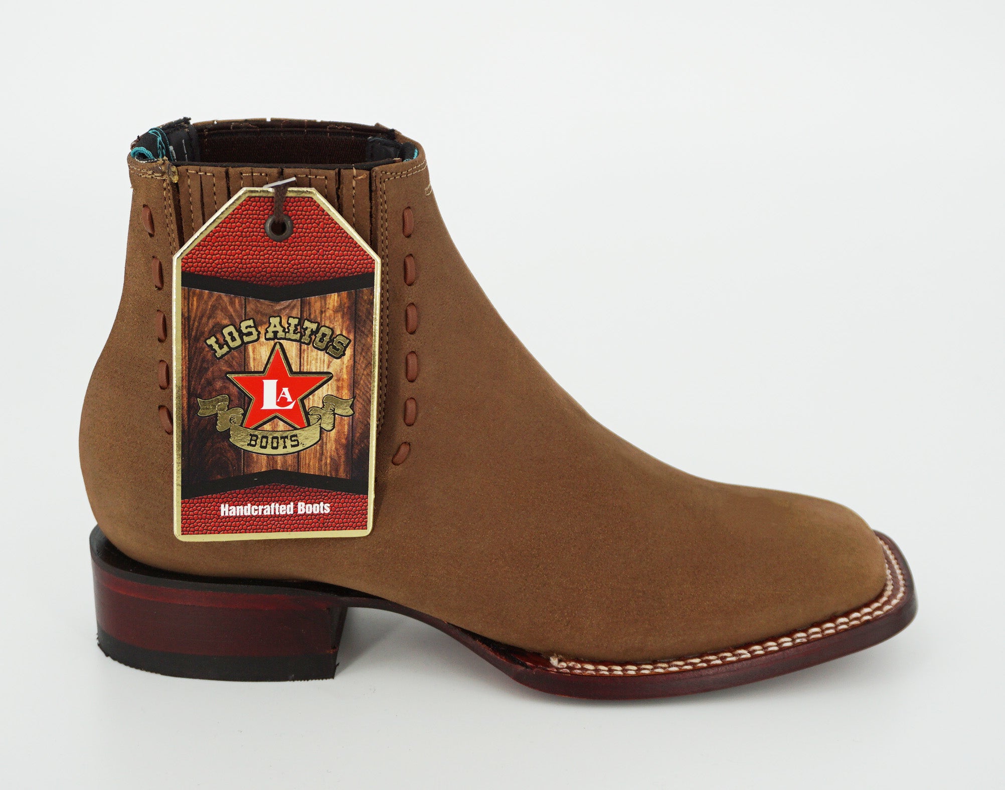 Los Altos Women's Short Boot 32B6361 - Nobuck Taupe