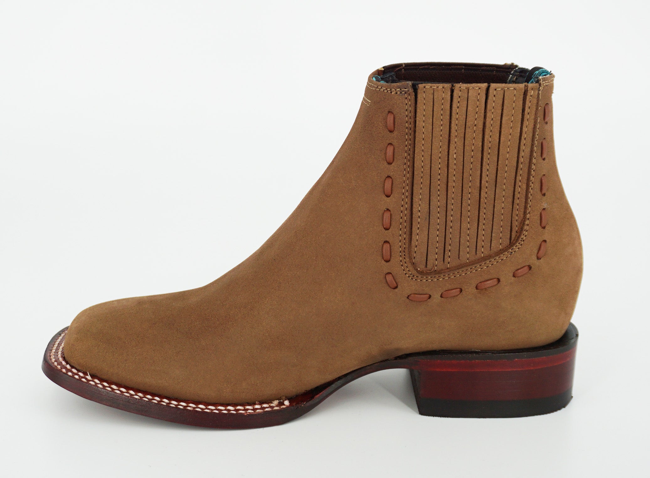 Los Altos Women's Short Boot 32B6361 - Nobuck Taupe