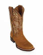 Load image into Gallery viewer, Gold Rush Men&#39;s Square Toe Boot AR043 - Crazy Miel
