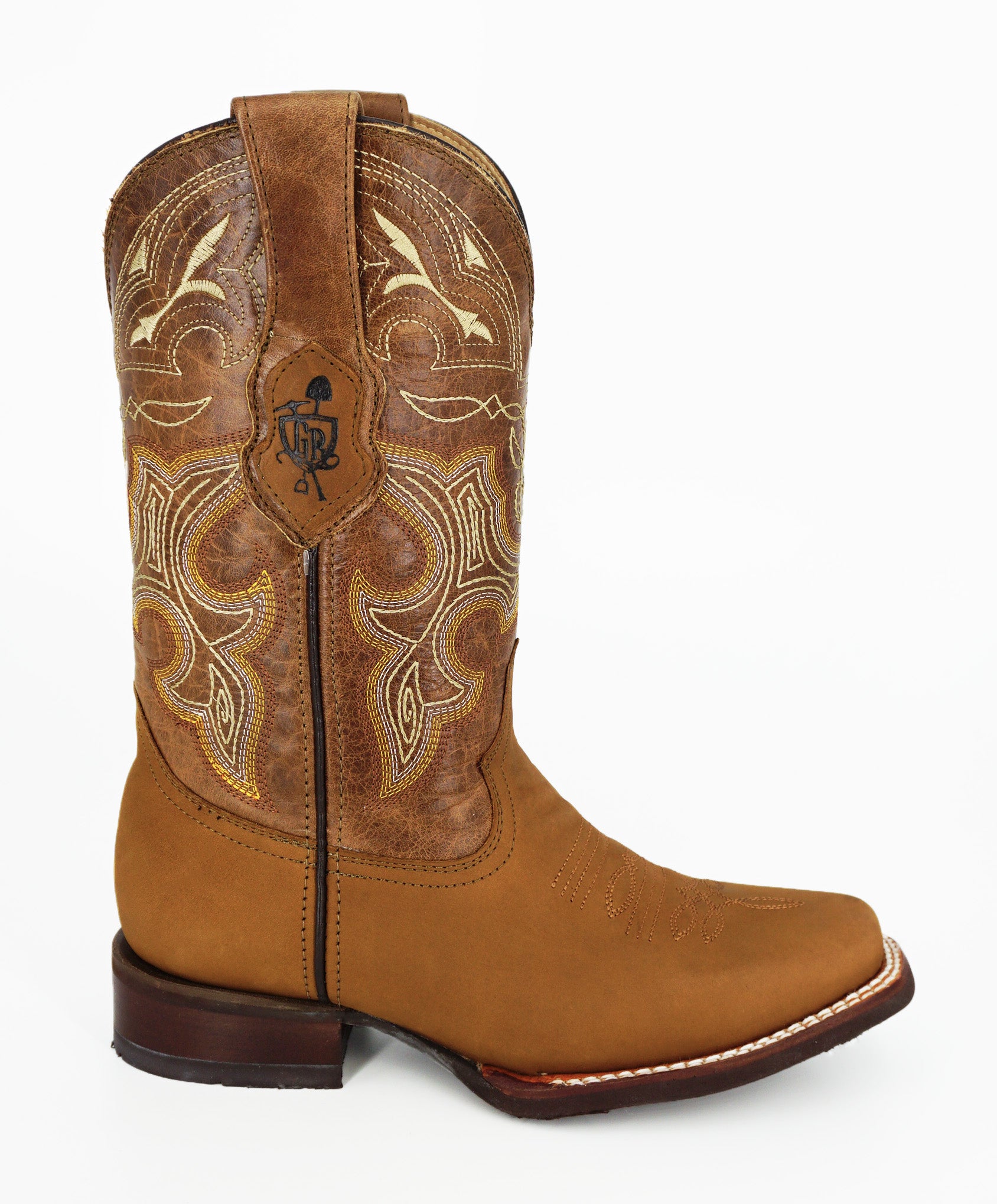 Gold Rush Men's Square Toe Boot AR043 - Crazy Miel