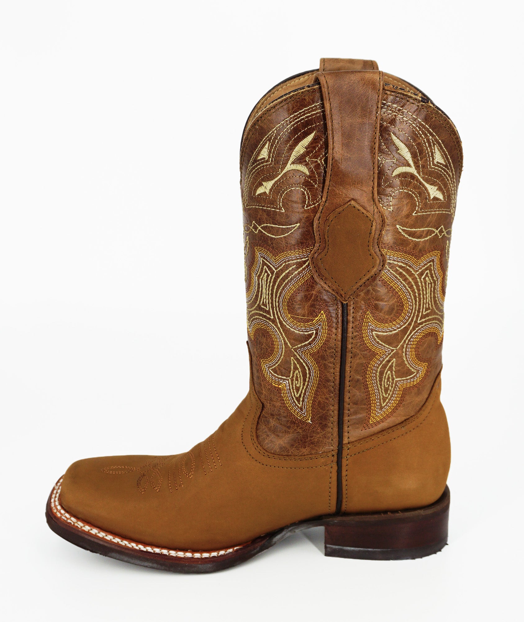 Gold Rush Men's Square Toe Boot AR043 - Crazy Miel