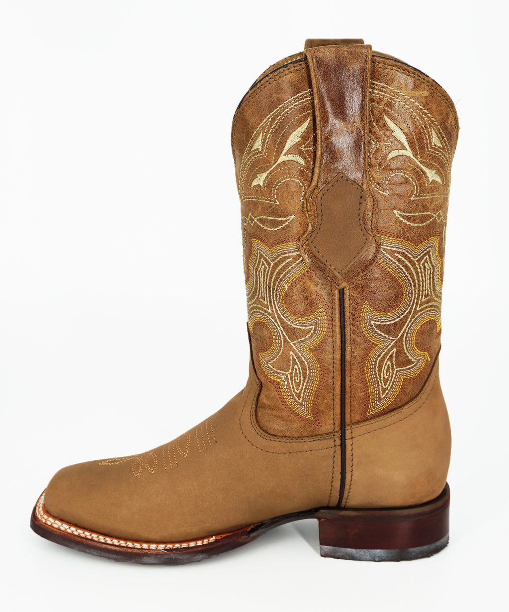 Gold Rush Men's Rodeo Toe DI062 Diamond - Crazy Tan