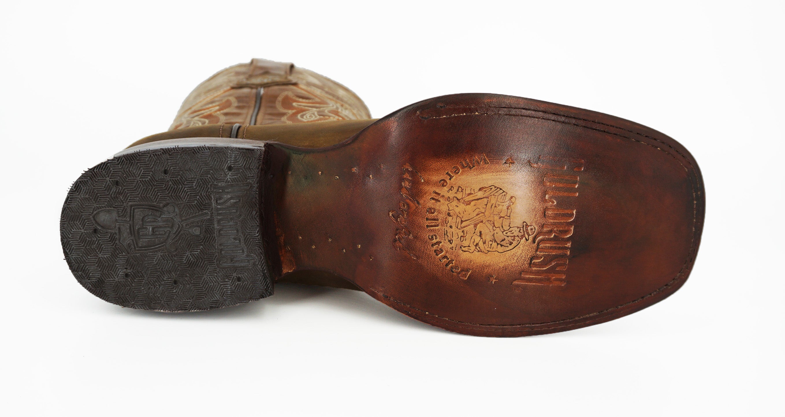 Gold Rush Men's Boot 137C - Crazy Tabaco