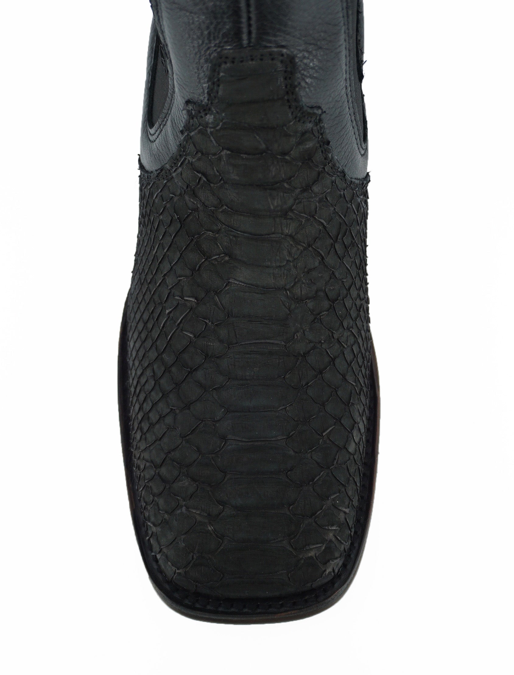 Vestigium Short Boot 82BN5705 Python - Nobuck Black