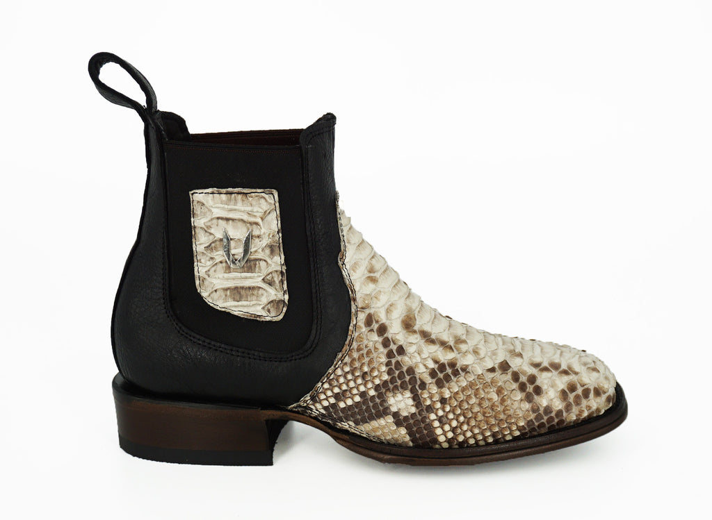 Vestigium Short Boot 82BN5749 Python - Nobuck Natural