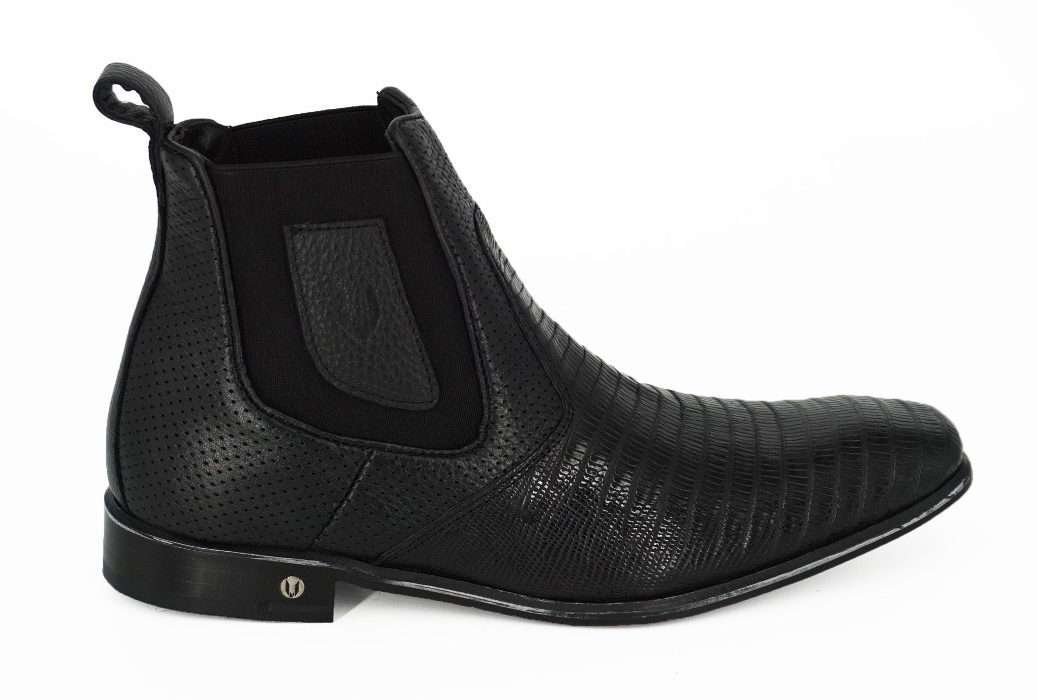 Vestigium Chelsea Boot Lizard BV010705 - Black
