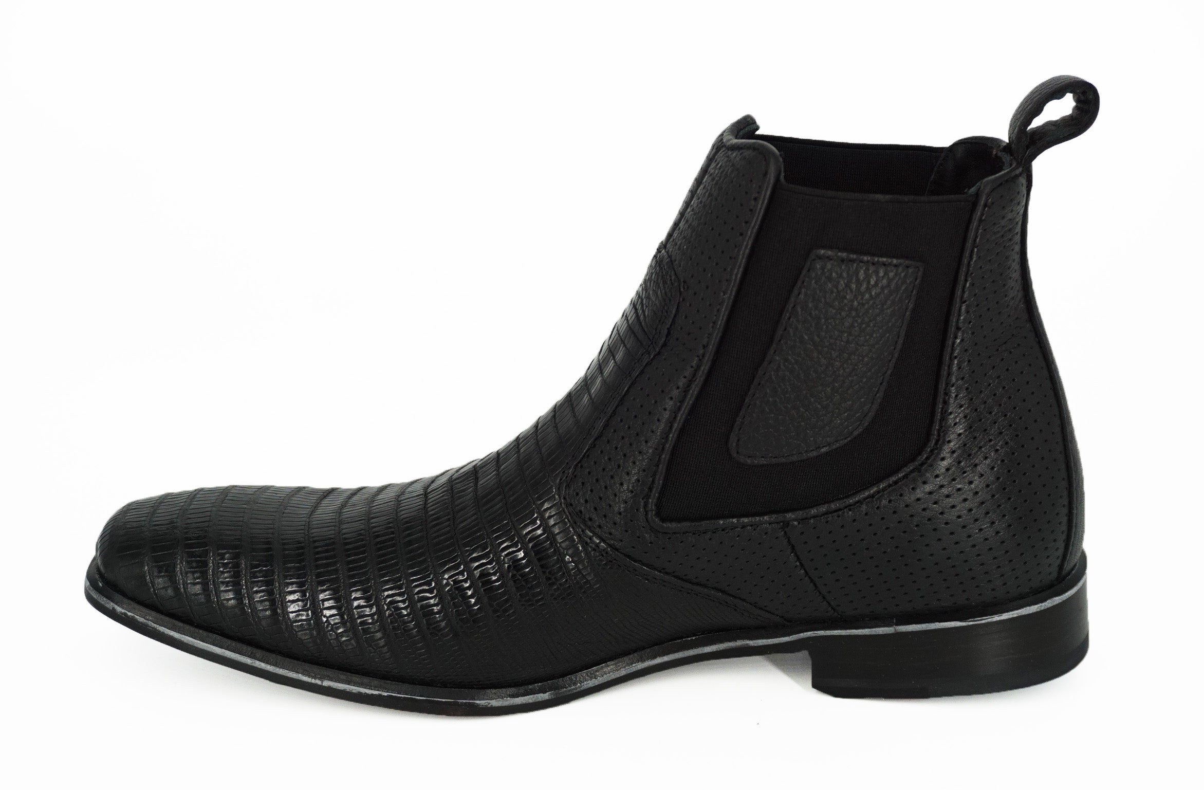 Vestigium Chelsea Boot Lizard BV010705 - Black