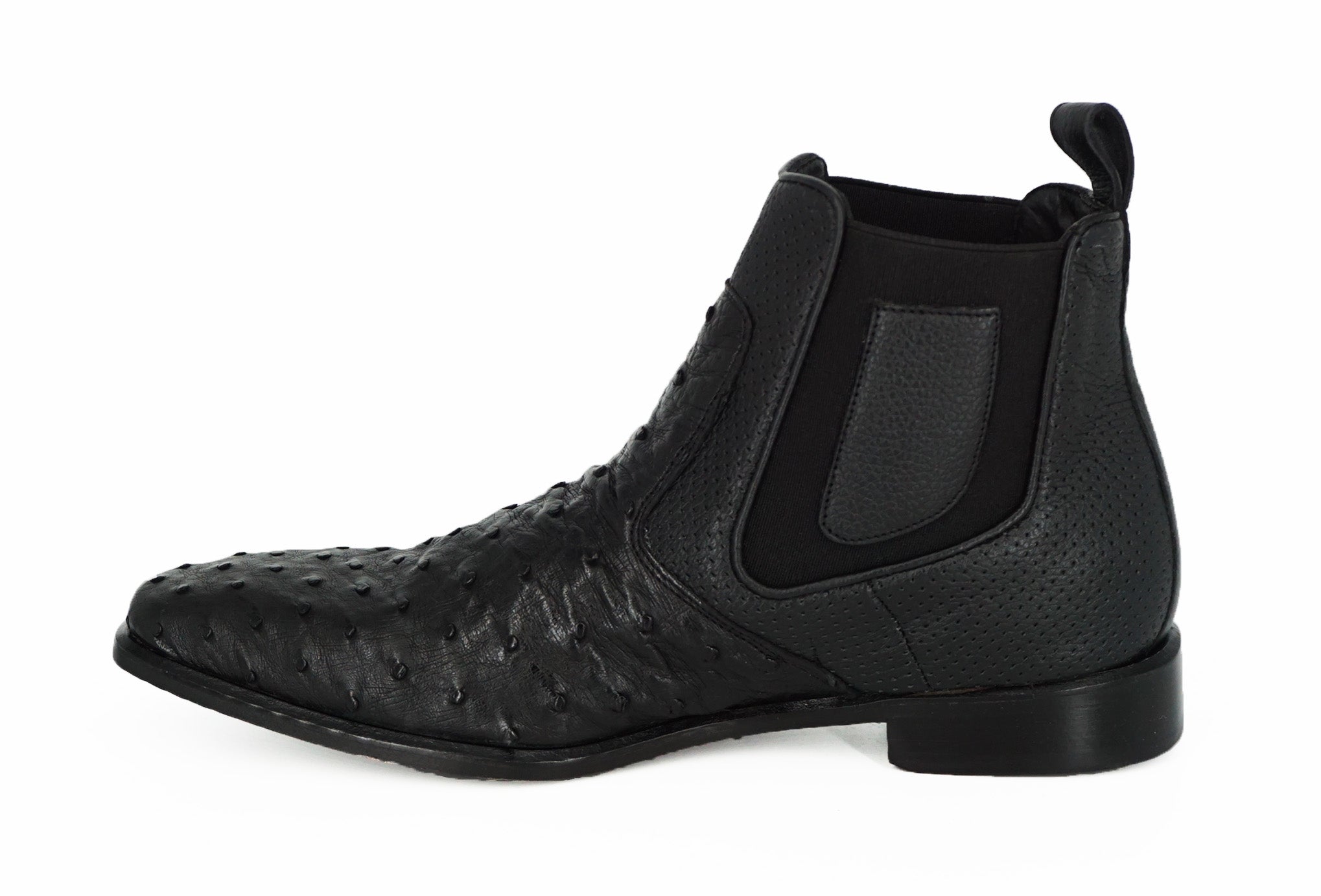 Vestigium Chelsea Boot Ostrich BV010305 - Black