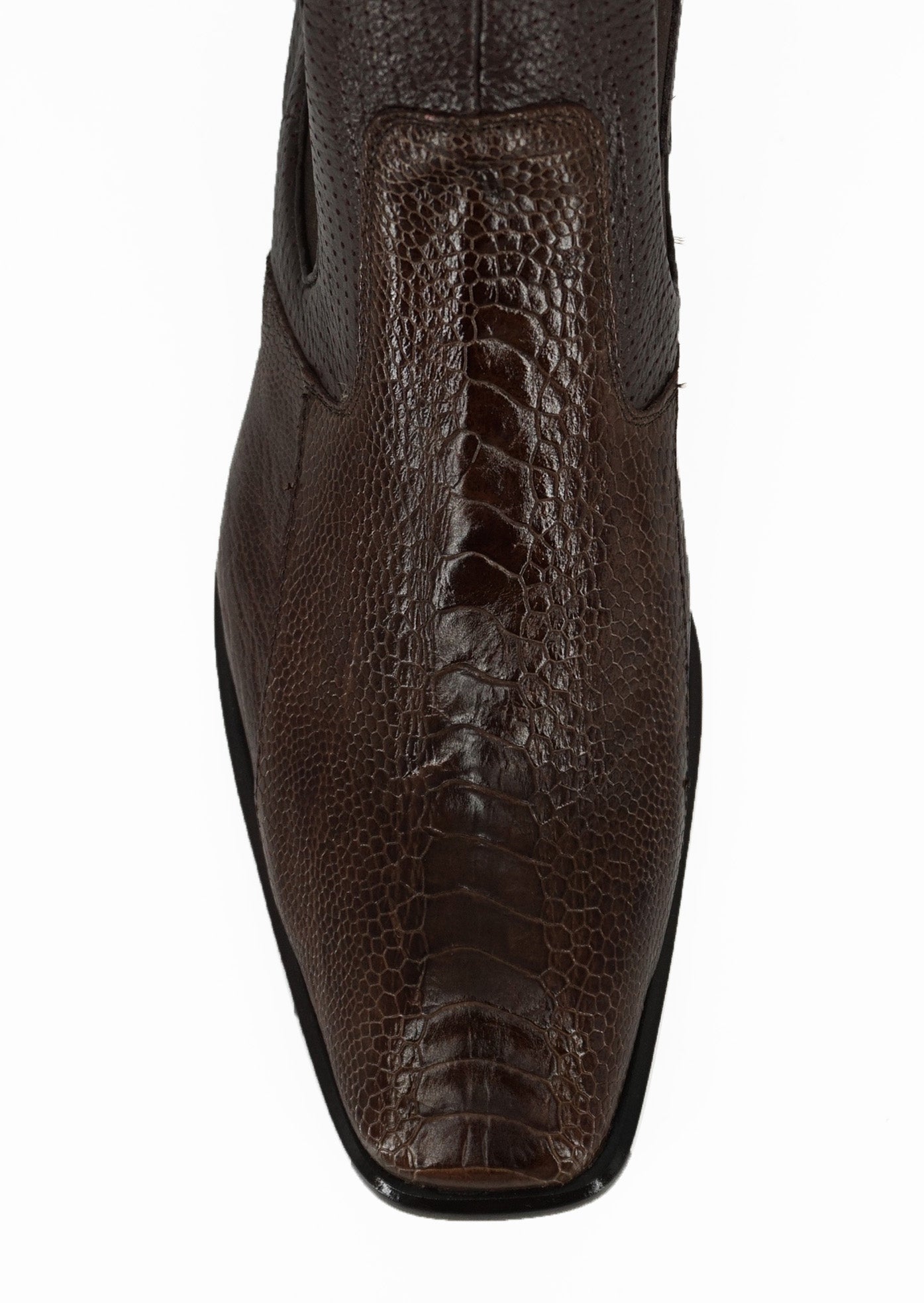 Vestigium Chelsea Boot Ostrich Leg BV010507 - Brown