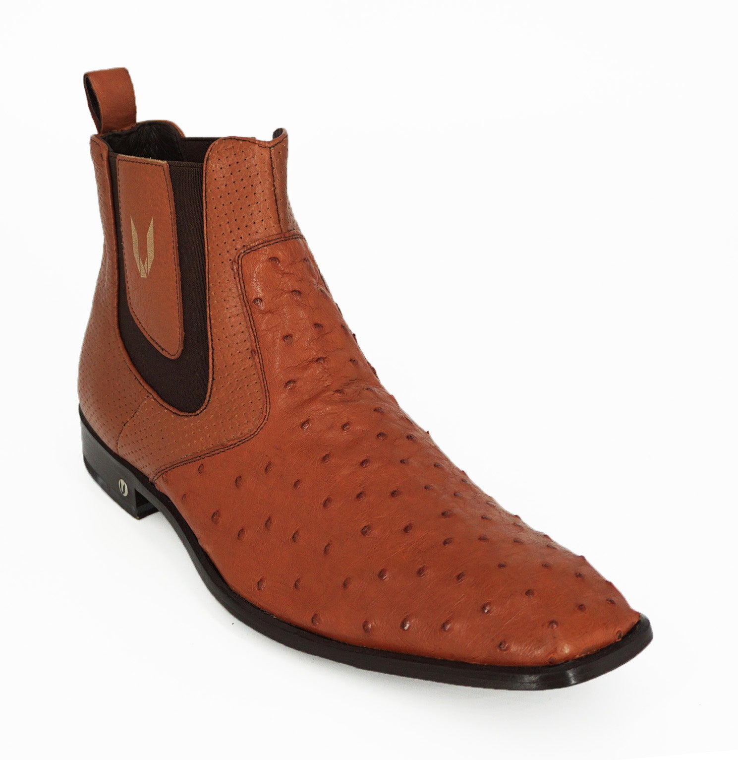 Vestigium Chelsea Boot Ostrich BV010303 - Cognac