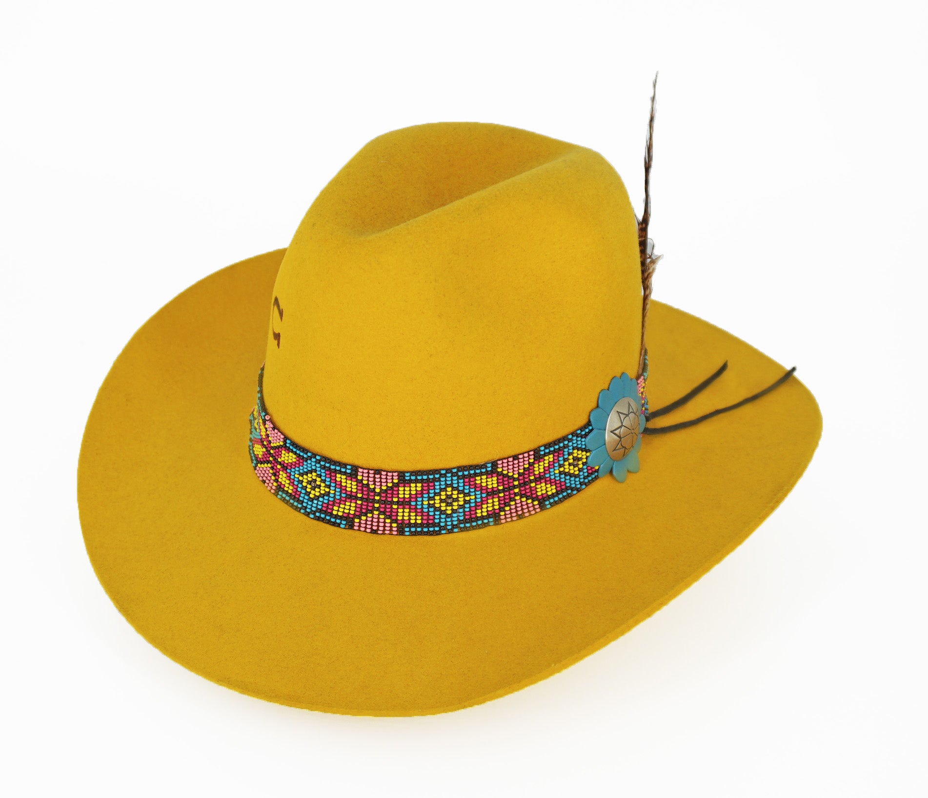 Charlie Horse Women's Wool Hat "Gold Digger" - Yellow