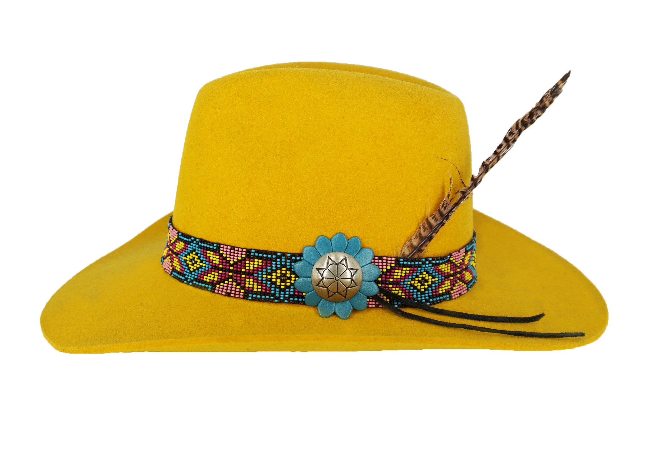 Charlie Horse Women's Wool Hat "Gold Digger" - Yellow