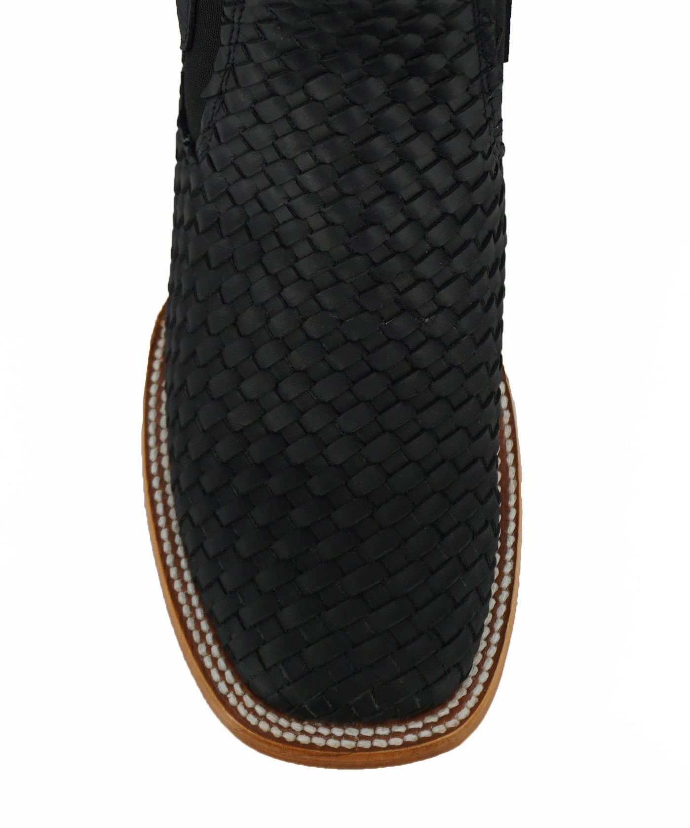 Hooch Men's Square Toe Short Boot H423105 - Black