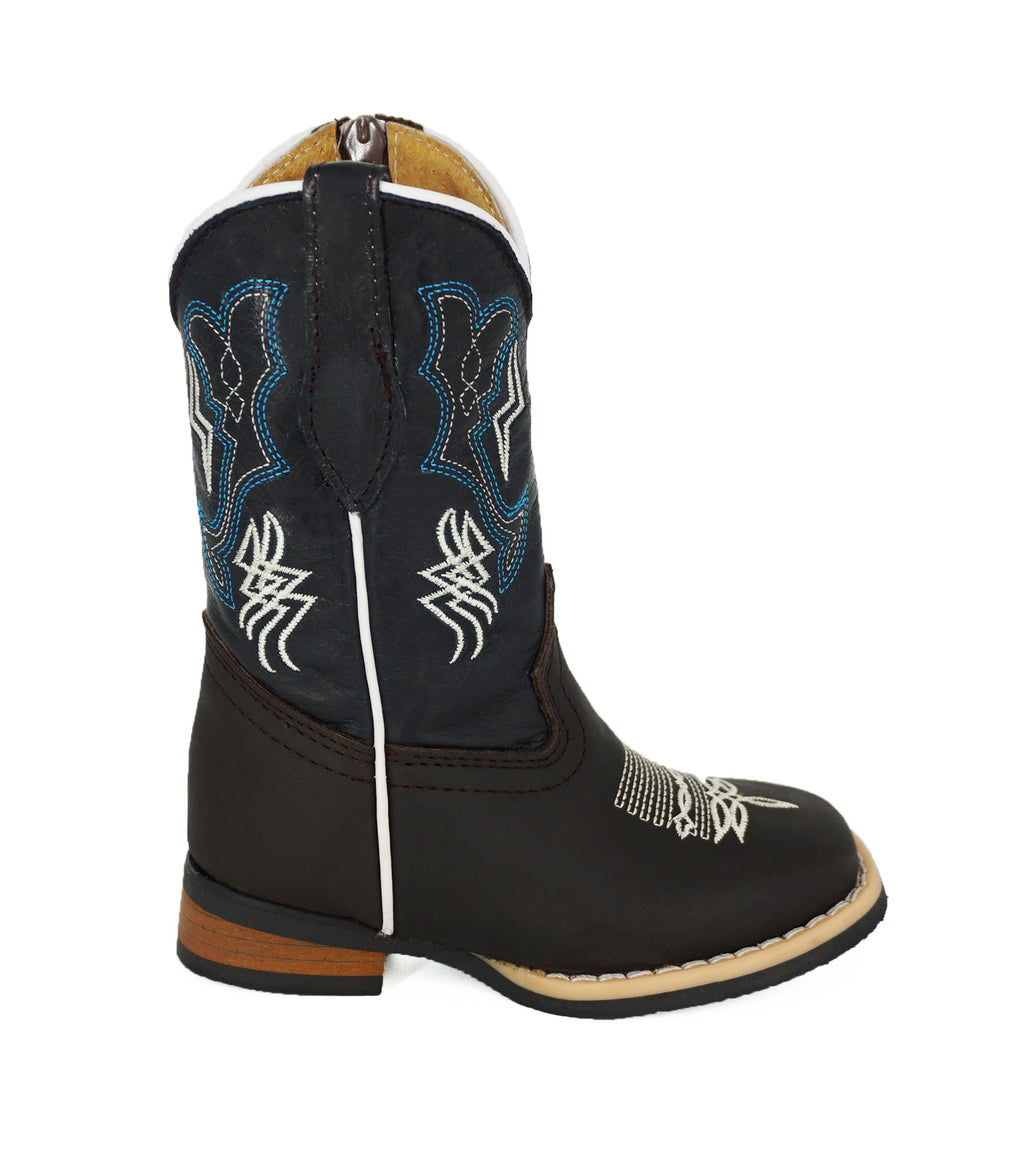 Hooch Kids Boot H324294B Chinela Tubo Azul Marino - Cafe
