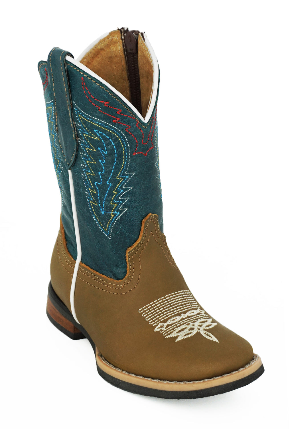 Hooch Kids Boot H321231B Tubo Azul Verde - Cafe