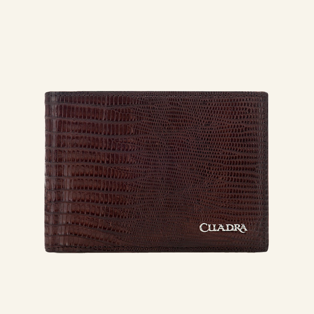 Cuadra Men's Lizard Wallet DU345 - Plunge Brown