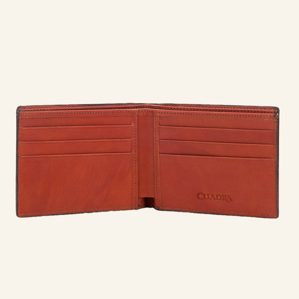 Cuadra Men's Lizard Wallet DU345 - Plunge Brown
