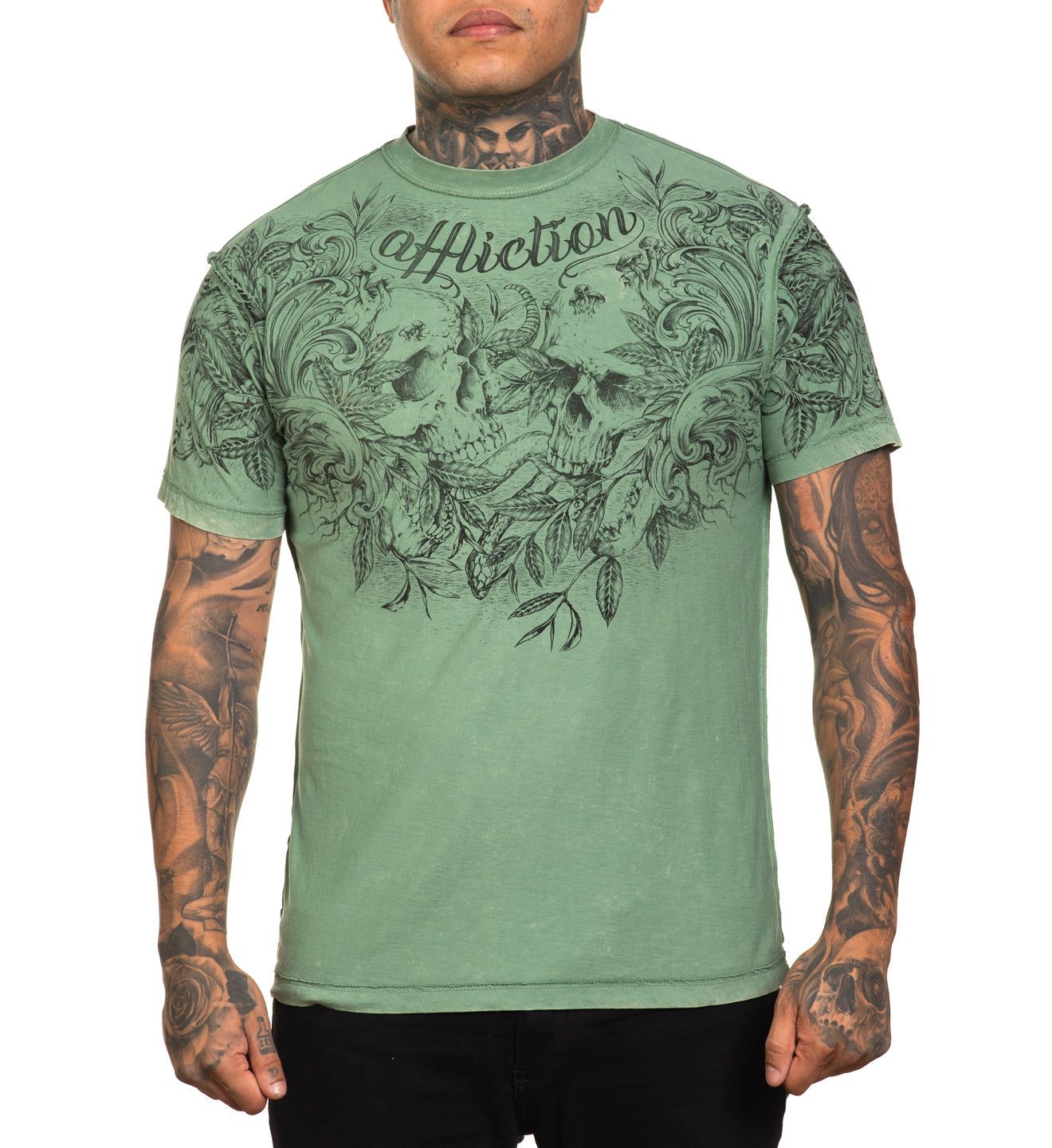 Affliction Dakota Fire Reversible T-Shirt A26339