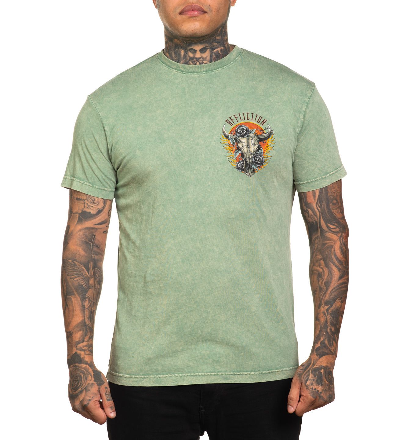 Affliction Dakota Fire Reversible T-Shirt A26339