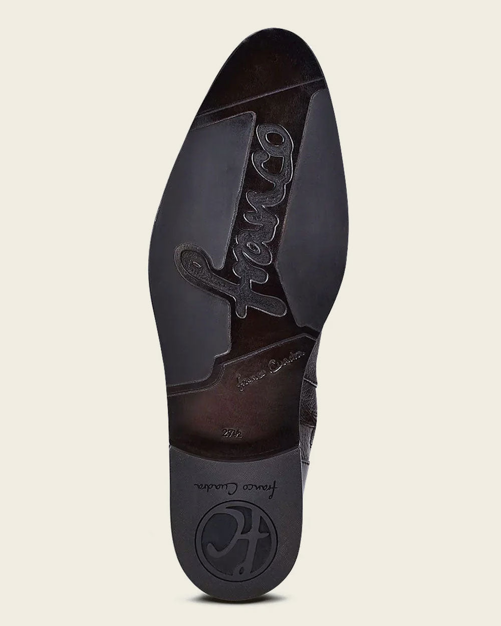 Franco Cuadra Collection Deer Dress Boots FC581 - Dark Brown