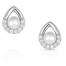 Cargar imagen en el visor de la galería, Montana Cradled Sparkle Stud Earrings ER4893
